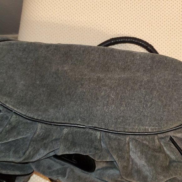 Juicy couture gray and pink velour hobo, tote - Picture 4 of 6